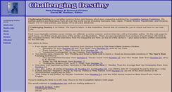 Desktop Screenshot of challengingdestiny.com