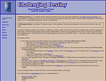 Tablet Screenshot of challengingdestiny.com
